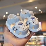 Cumpara ieftin Sandalute gri cu piuitoare - Oita (Marime Disponibila: Marimea 21)