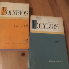 POLYBIOS, ISTORII. VOL.I-II. EDITURA STIINTIFICA 1966/'88