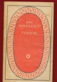 Ion Minulescu &quot;Versuri&quot; Editura Minerva, 1981 - Seria Patrimoniu