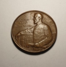Medalie Fundatiunea Universitara Regele Carol I 1914 Piesa de Colectie
