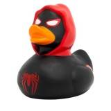 Black Spidy Duck, red (Rățușcă fantezie de cauciuc)