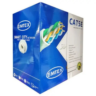 Cablu Utp Cat5E Cupru 24Awg 305M Emtex foto