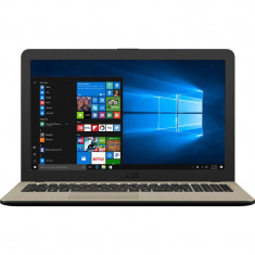 Laptop Asus VivoBook 15 X540MA-GO550T 15.6 inch HD Intel Celeron N4000 4GB DDR4 256GB SSD Windows 10 Home Chocolate Black foto