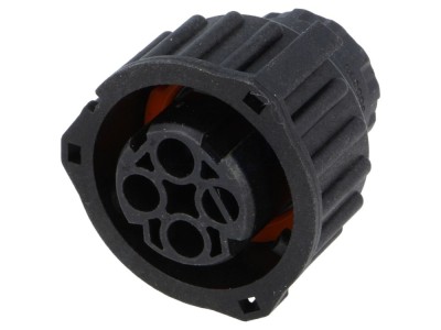 Conector circular mamă 3 pini pe cablu foto