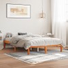 VidaXL Cadru pat fără saltea, maro ceruit, 120x190 cm, lemn masiv pin 844839