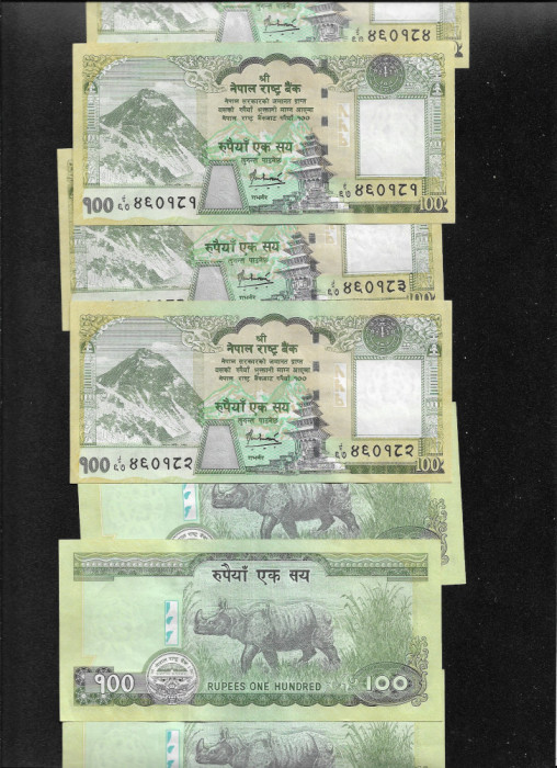 Nepal 100 rupii rupees 2008(10) XF - AUNC pret pe bucata