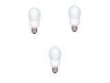 SET 3 becuri fluorescent Panasonic, soclu E27, putere 13W, forma oval, lumina alb rece, alimentare 220 - 240 V, &quot;EFA13E672V-3&quot; (timbru verde 1.35 lei)
