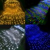 Instalatie tip perdea ploaie ninsoare 9x1m alb cald alb rece multicolor albastru