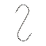 Cumpara ieftin Carlig Afumatoare Carne Macelarie IdeallStore&reg;, 16cm, Otel Inoxidabil, Argintiu, Rezistent