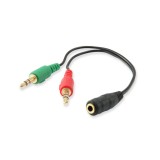 Cablu audio B039, 3.5mm, 2 conectori