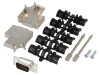 Conector D-Sub HD 15-Pin Tata, pe cablu, ENCITECH, pentru lipire, Negru