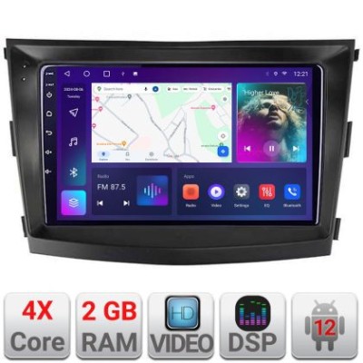 Navigatie SsangYong Tivoli 2015-2019 Android radio gps internet 2+32 kit-tivoli2015+EDT-E209 CarStore Technology foto