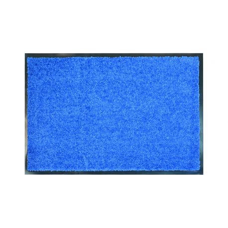 Covor de intrare antialunecare CleaN albastru, 60x180 cm