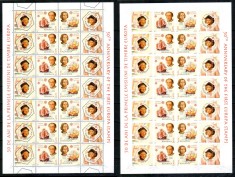 Romania 2005, LP 1691+ a, 50 ani EUROPA, coli dant + nedant, MNH! LP 280,00 lei