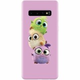 Husa silicon personalizata pentru Samsung Galaxy S10, Baby Birds