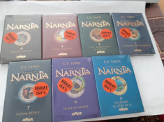 CRONICILE DIN NARNIA SERIE COMPLETA 7 VOL C S LEWIS RF17/4 foto