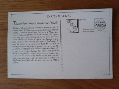 Carte postala -Lorraine. FRANTA foto