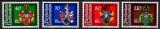 LIECHTENSTEIN 1982, Steme, serie neuzata, MNH, Nestampilat