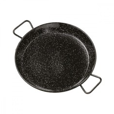 Tigaie din otel emailat vitrificat, paella valenciana fructe de mare, diametru 38 cm, 8 portii, 2 manere, Garcima, GRC20238 foto