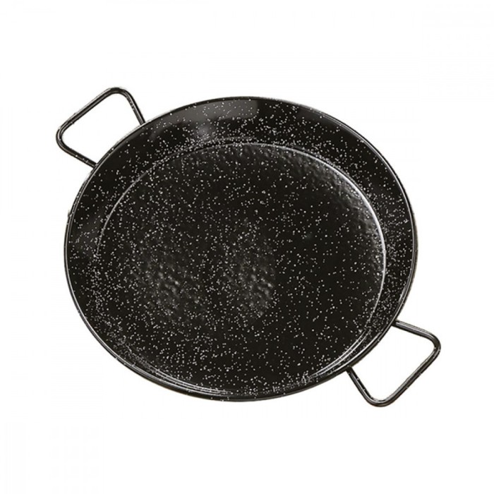 Tigaie din otel emailat vitrificat, paella valenciana fructe de mare, diametru 26 cm, 2 portii, 2 manere, Garcima, GRC20226