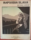 Partitura - Rapsodia slava - Antonio Larese (1913)