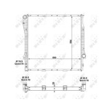 Radiator racire motor Nrf 55329