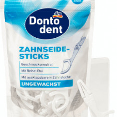 Dontodent Sticks-uri ață dentară necerată, 40 buc