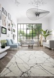 Covor Belgian, Ecuador 60639, Crem / Gri Inchis, Diverse Dimensiuni - 120x170 cm