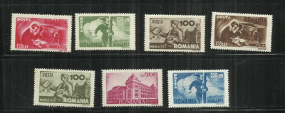 ROMANIA 1945 - MUNCA P.T.T., MNH - LP 174 foto