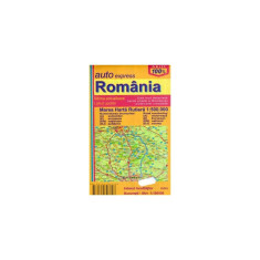Marea harta rutiera a Romaniei 1:500000 foto