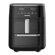 Friteuza dubla cu aer cald Heinner OvenFry Cook, 1550-1850W, 11L, panou electronic, 10 programe