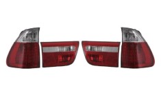 Set stopuri Spate Bmw X5 (E53), 01.1999-05.2003, partea Stanga+Dreapta, LED; transparent; tuning; Omologare: ECE, Taiwan foto