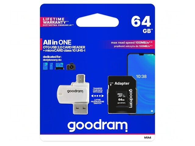 Card de memorie microSDXC 100MB/s Class 10 UHS U1