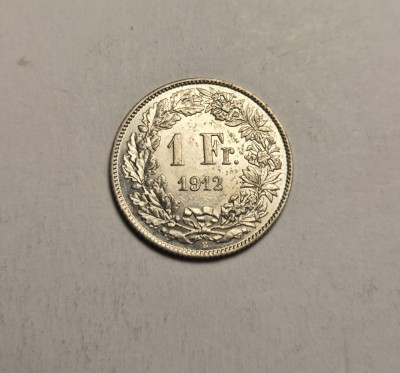 Elvetia 1 Franc 1912 UNC foto