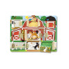 Puzzle magnetic ascunde si descopera, 31 x 23 cm, 9 piese