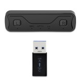 Cumpara ieftin Adaptor audio Techstar&reg; pentru consola de jocuri, Bluetooth 5.0, Casti portabile, Compatibil cu PS4, Nintendo Switch, PC si MAC, USB Type-C, Negru