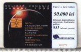 bnk card Cartela telefonica - P-18d 1999 50000 lei Eclipsa