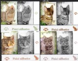 ROMANIA 2014, Pisici salbatice, viniete, MNH, 2039