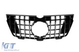 Grila tip GT crom/neagra, potrivita pentru Mercedes GL X164 2007-2009, potrivita pentru bara frontala A Design-Line Performance AutoTuning