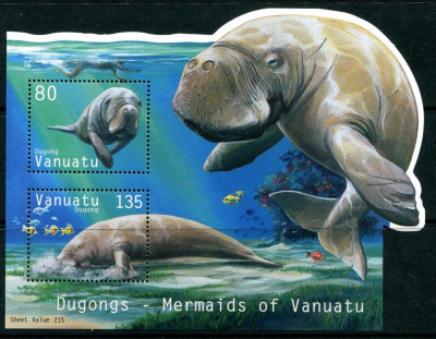 VANUATU 2002 FAUNA DUGONG VACA DE MARE foto