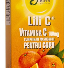 Vitamina c portocala copii 100mg 30cpr