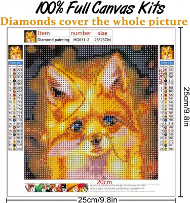 F Seturi de pictură cu diamant - Miotlsy DIY 5D Diamant Art by Number Kits Full foto