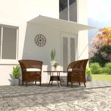 vidaXL Copertină retractabilă, crem, 250 x 150 cm 143766