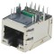 Conector RJ45 ecranat cu LED aurit