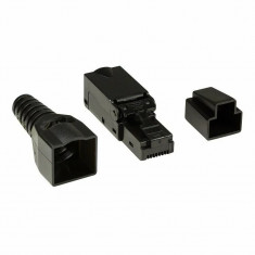 MUFA RJ-45 LOGILINK pt. cablu UTP Cat6a RJ-45 (T) neecranat MP0045 foto