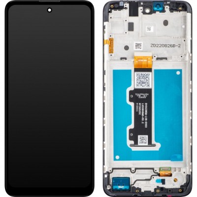 Display cu Touchscreen Motorola Moto E40 / E30, cu Rama, Negru, Service Pack 5D68C19697 foto