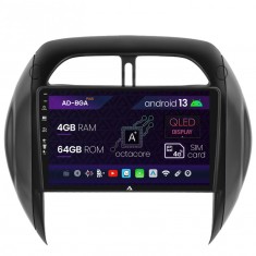 Navigatie Toyota RAV4 (2003-2005), Android 13, A-Octacore 4GB RAM + 64GB ROM, 9 Inch - AD-BGA9004+AD-BGRKIT109V4