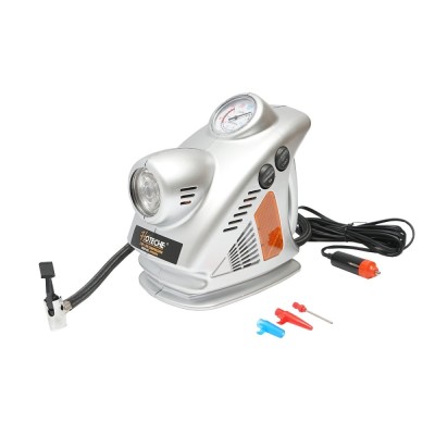 Compresor auto 12V 3 in 1 cu lanterna si lampa de lucru, presiune maxima 6.9 Bar. Hoteche foto