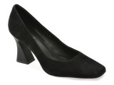 Pantofi eleganti EPICA negri, 5413, din piele intoarsa