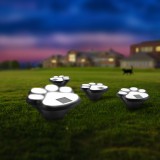 Cumpara ieftin Lampa solara LED - model amprenta de caine - plastic negru Best CarHome